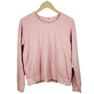 Sundry Pink Long Sleeve‎ Sweatshirt Women's Size Large Pink